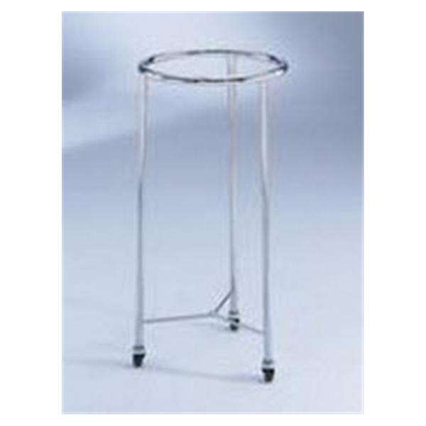 Hamper Laundry Chrome Round 18